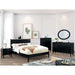 LENNART II Black & White Cal.King, E.King, Full, Queen, Twin Bed - U&U Home Budget Furniture (Carteret, NJ)