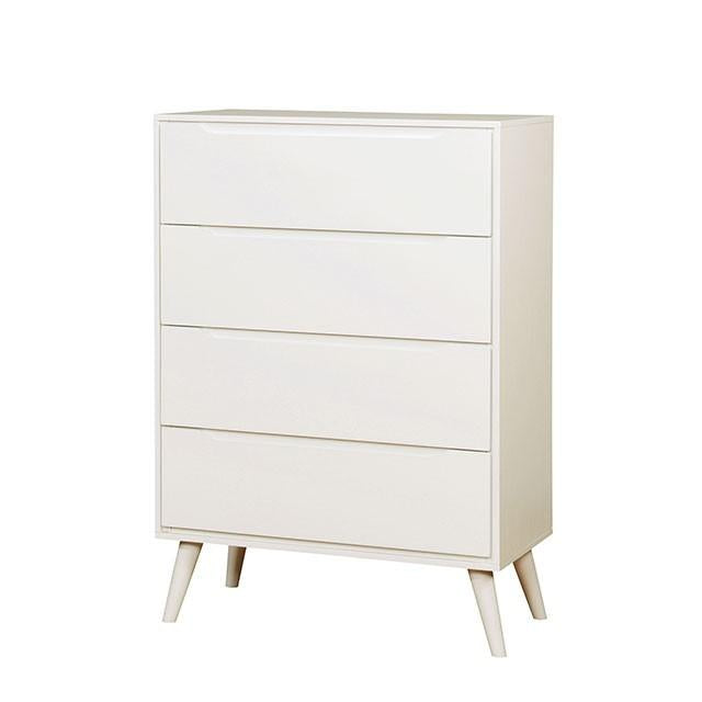 LENNART II White Chest - U&U Home Budget Furniture (Carteret, NJ)