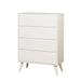 LENNART II White Chest - U&U Home Budget Furniture (Carteret, NJ)