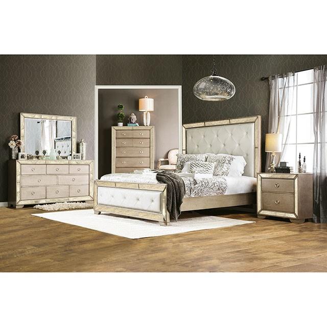 LORAINE Cal.King, E.King, & Queen Bed - U&U Home Budget Furniture (Carteret, NJ)