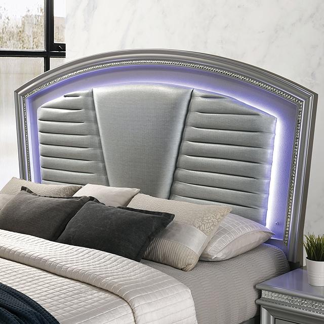 MADDIE Cal.King, E.King, & Queen Bed - U&U Home Budget Furniture (Carteret, NJ)