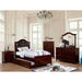 OLIVIA Night Stand, Dark Walnut - U&U Home Budget Furniture (Carteret, NJ)