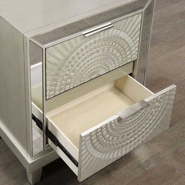 VALLETTA Night Stand - U&U Home Budget Furniture (Carteret, NJ)