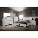 CHRISSY E.King, Full, & Queen Bed White, Grey, & Black - U&U Home Budget Furniture (Carteret, NJ)