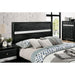 CHRISSY E.King, Full, & Queen Bed White, Grey, & Black - U&U Home Budget Furniture (Carteret, NJ)