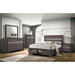 CHRISSY E.King, Full, & Queen Bed White, Grey, & Black - U&U Home Budget Furniture (Carteret, NJ)