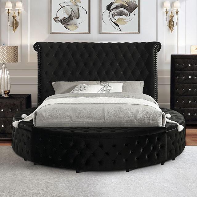 Delilah Cal.King & E.King Bed - U&U Home Budget Furniture (Carteret, NJ)