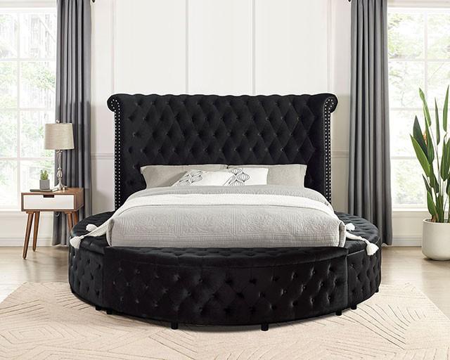 Delilah Cal.King & E.King Bed - U&U Home Budget Furniture (Carteret, NJ)