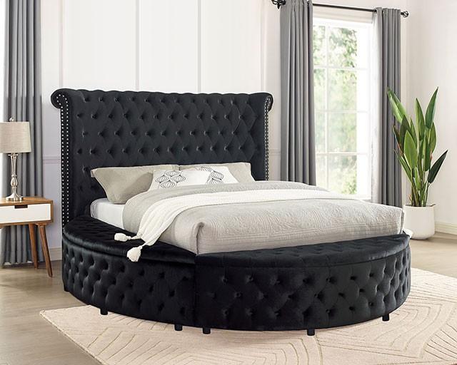 Delilah Cal.King & E.King Bed - U&U Home Budget Furniture (Carteret, NJ)