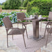 Aminta 3 & 5 Piece Patio Bistro Set - U&U Home Budget Furniture (Carteret, NJ)