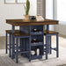 Azurine 5 Pc. Counter Ht. Set - U&U Home Budget Furniture (Carteret, NJ)