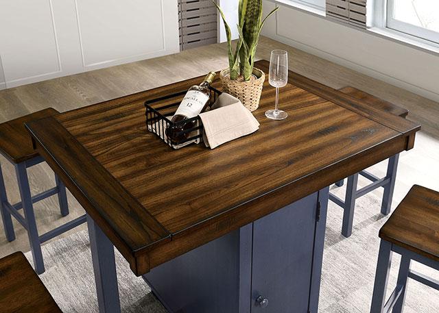 Azurine 5 Pc. Counter Ht. Set - U&U Home Budget Furniture (Carteret, NJ)