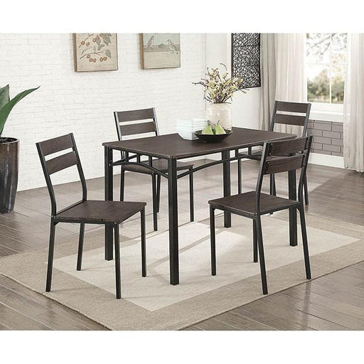 Westport 5 & 7 Piece Dining Table Set - U&U Home Budget Furniture (Carteret, NJ)