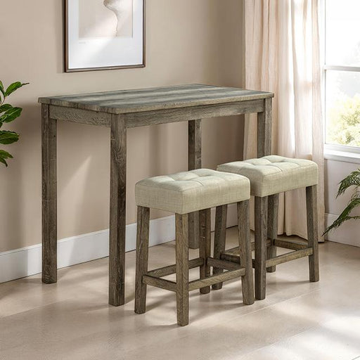 Adelaide 3 Pc. Dining Table Set - U&U Home Budget Furniture (Carteret, NJ)