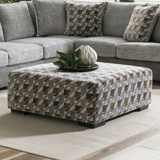 ALANNAH Ottoman - U&U Home Budget Furniture (Carteret, NJ)