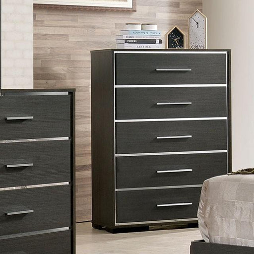 Camryn Warm Gray Chest - U&U Home Budget Furniture (Carteret, NJ)