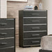 Camryn Warm Gray Chest - U&U Home Budget Furniture (Carteret, NJ)