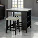 Chalcedony 3 Pc. Dining Table Set - U&U Home Budget Furniture (Carteret, NJ)