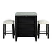 Chalcedony 3 Pc. Dining Table Set - U&U Home Budget Furniture (Carteret, NJ)