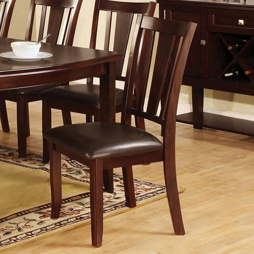 Edgewood I Espresso Side Chair (2/CTN) - U&U Home Budget Furniture (Carteret, NJ)