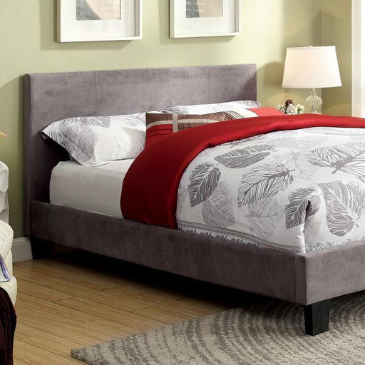 Winn Park Cal.King, E.King, Twin, & Full Bed Chrome, Gray, Brown, & Chrome - U&U Home Budget Furniture (Carteret, NJ)