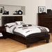 Winn Park Bed Espresso, Velvet, & White - U&U Home Budget Furniture (Carteret, NJ)