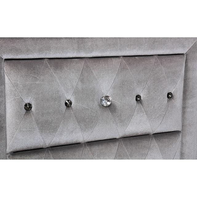 Alzire Black & Gray Dresser - U&U Home Budget Furniture (Carteret, NJ)