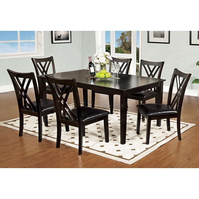 Springhill 7 Pc. Dining Table Set - U&U Home Budget Furniture (Carteret, NJ)