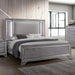 Alanis Light Gray Cal.King, E.King, & Queen Bed - U&U Home Budget Furniture (Carteret, NJ)