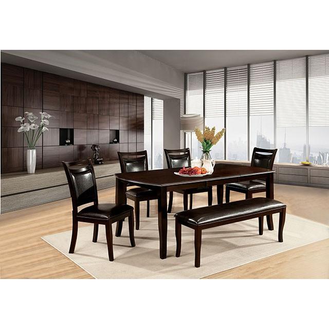 Woodside Dining Table Set with Bench - U&U Home Budget Furniture (Carteret, NJ)