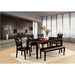 Woodside Dining Table Set with Bench - U&U Home Budget Furniture (Carteret, NJ)