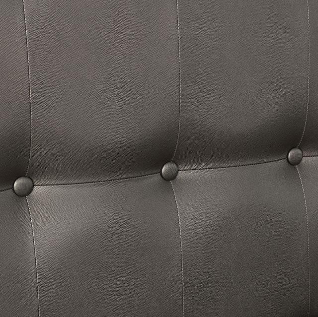Brachium Silver Cal.King, E.King & Queen Bed - U&U Home Budget Furniture (Carteret, NJ)