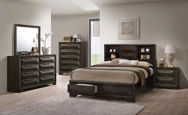 Caistor E.King & Queen Bed - U&U Home Budget Furniture (Carteret, NJ)