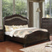 Calliope Bed Walnut & Oak - U&U Home Budget Furniture (Carteret, NJ)
