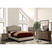 Carly Cal.King, E.King, Full, & Queen Bed Grey & Brown - U&U Home Budget Furniture (Carteret, NJ)