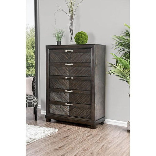 Argyros Espresso Chest - U&U Home Budget Furniture (Carteret, NJ)