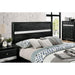 CHRISSY E.King, Full, & Queen Bed White, Grey, & Black - U&U Home Budget Furniture (Carteret, NJ)