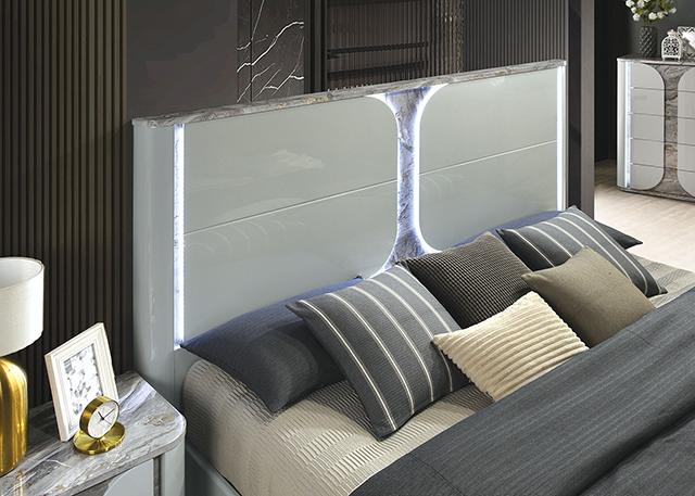 Cleburne E.King & Queen Bed - U&U Home Budget Furniture (Carteret, NJ)