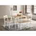 Debbie 5 Pc. Dining Table Set - U&U Home Budget Furniture (Carteret, NJ)