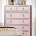 Ariston Rose Gold Chest - U&U Home Budget Furniture (Carteret, NJ)