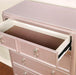 Ariston Rose Gold Chest - U&U Home Budget Furniture (Carteret, NJ)