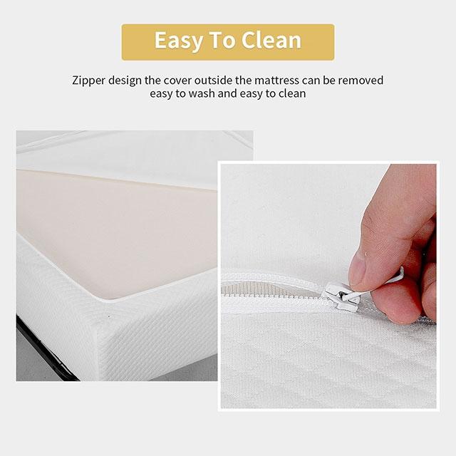 Artemisia 8" Memory Foam Mattress White - U&U Home Budget Furniture (Carteret, NJ)
