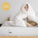 Artemisia 8" Memory Foam Mattress White - U&U Home Budget Furniture (Carteret, NJ)