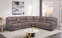 Demetrius Power Sectional - U&U Home Budget Furniture (Carteret, NJ)