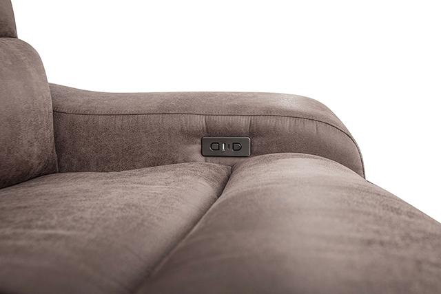 Demetrius Power Sectional - U&U Home Budget Furniture (Carteret, NJ)