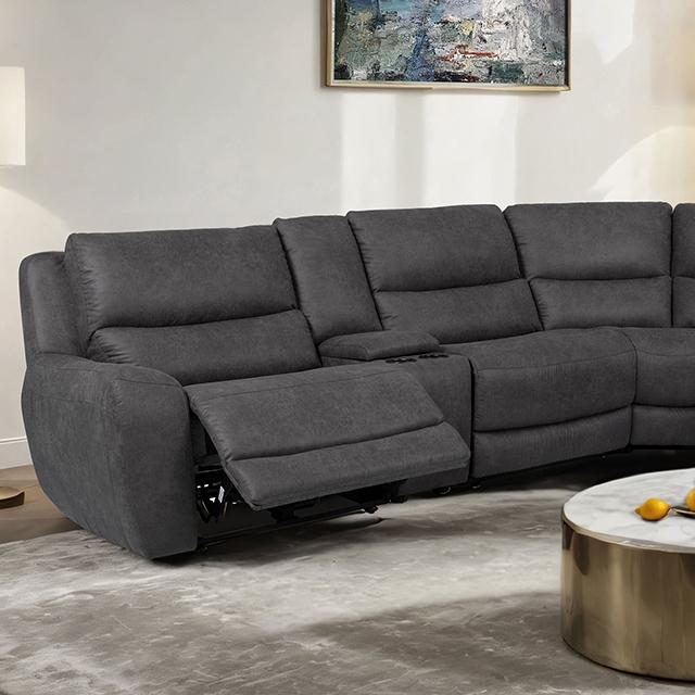 Demetrius Power Sectional - U&U Home Budget Furniture (Carteret, NJ)