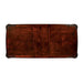 ELANA Brown Cherry Dining Table w/ 18" Butterfly Leaf - U&U Home Budget Furniture (Carteret, NJ)