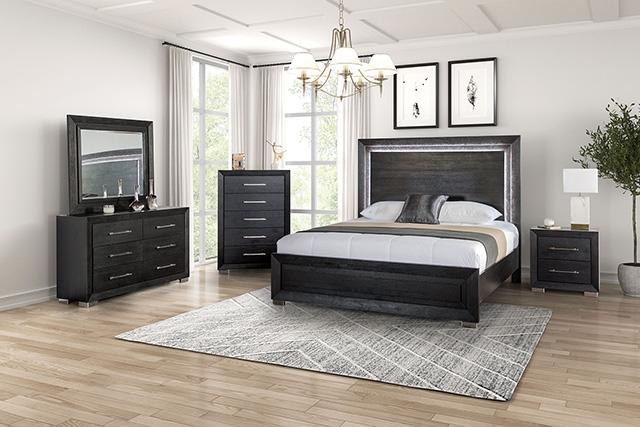 Ashbourne Queen Bedroom Set - U&U Home Budget Furniture (Carteret, NJ)