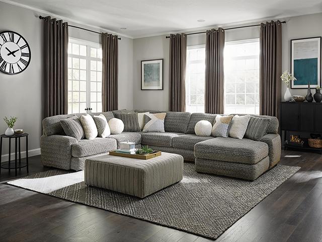 Elmhurst U-shaped Sectional - U&U Home Budget Furniture (Carteret, NJ)