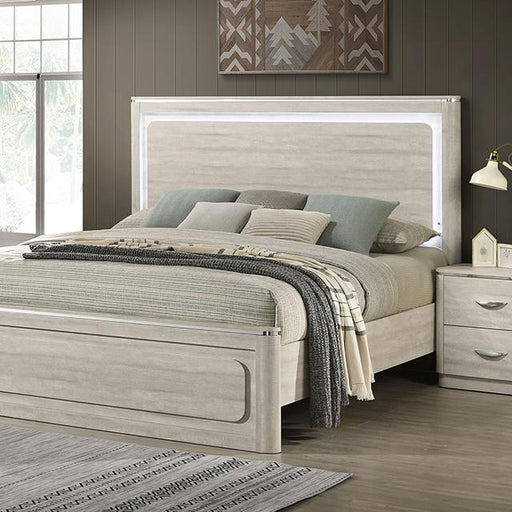 Farsund Bed Gray - U&U Home Budget Furniture (Carteret, NJ)